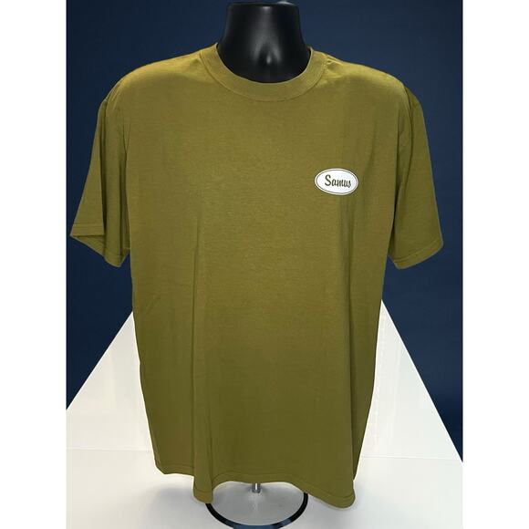 Rare Metroid Prime 2 Echoes Samus Shirt Olive Green Universal Bounty Hunters L